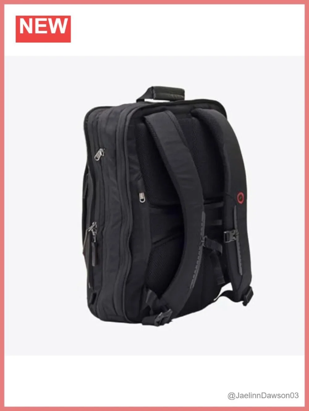 Expandable Weekender Backpack 22L Opens Like Suitcase TSA Friendly Yoga Mat
